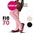 Meia Calça Fio 70 Canelada Infantil SELENE Original com Detalhe Conforto Poliamida Fashion Branca Preta Menina Qualidade - Imagem 4