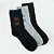 Kit 3 Meias Masculina Social Grossa HB Cores Escuras Meia para Sapato - Imagem 4