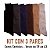 Kit 3 Pares Meia Social Grossa Masculina Cano Longo Cores Sortidas - Imagem 3