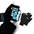 Luva Lã para Mexer no Celular e Tablet Touch Screen Inverno Preta Luvas Quentes para Frio Único - Imagem 4