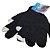 Luva Lã para Mexer no Celular e Tablet Touch Screen Inverno Preta Luvas Quentes para Frio Único - Imagem 3