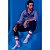 Meia Street Cano Longo Masculina Esportiva 39 ao 43 Preta Branca Listras - Imagem 7
