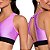 Top Fitness Costas Abertas Esportivo Rosa Poliamida com Lycra Academia Look Treino - Imagem 2