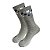 Kit 2 Pares Meia Cano Alto Grossas Algodão Escuras Cinza Preto Meias Reforçadas Masculina Qualidade Centopé - Imagem 6