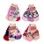 Kit 3 Pares de Meia Infantil com Antiderrapante Menina Cano Curto - Imagem 1