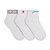 Kit 3 Meias Brancas Algodão Feminina Punho Colorido Meias Esportivas Atoalhada Meia Branca Macia Buky - Imagem 3