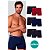 Kit 2 Cueca Boxer Microfibra SELENE Cuecas Box Shortinho Perninha Poliamida - Imagem 3