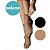 Kit 2 Pares Meia Soquete Fio 15 Selene Original Natural Preta Fina Social Fina - Imagem 2