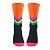 Meia Poliamida Esportiva Cano Médio Feminina Bike Corrida Ciclismo Treino Academia 34 ao 39 Colorida Selene - Imagem 5