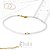 Colar Lubi Choker Pérola Ágata Branca - Imagem 2