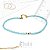Colar Lubi Choker Olho Grego Turquesa - Imagem 2