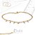 Colar Lubi Choker Ponto de Luz Citrino - Imagem 2