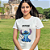 Camiseta Feminina de Algodão Estampada Lilo e Stitch - Imagem 4