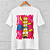 Camiseta Feminina Branca de Algodão Estampada Os Simpsons - Imagem 4