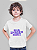 Camiseta Infantil Menino Branca de Algodão com Estampa Personalizada - Imagem 1