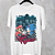 Camiseta Masculina Branca de Algodão Estampada Super Mário Sonic - Imagem 3