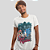 Camiseta Masculina Branca de Algodão Estampada Super Mário Sonic - Imagem 1