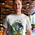 Camiseta Masculina Branca de Algodão Estampada Sonic Senhor dos Anéis - Imagem 3