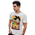 Camiseta Masculina Branca de Algodão Estampada Dragon Ball Z - Imagem 1