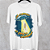 Camiseta Masculina Branca de Algodão Estampada Chaves Disco Voador - Imagem 4