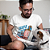 Camiseta Masculina Branca de Algodão Estampada Homem Codorna - Imagem 2