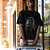 Camiseta Masculina Preta de Algodão Estampada Bob Marley - Imagem 4