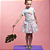 Camiseta Infantil Menina Branca de Algodão com Estampa Unicórnio - Imagem 3