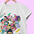 Camiseta Infantil Menina Branca de Algodão com Estampa Personagens Peppa My Little Poney - Imagem 3