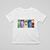 Camiseta Infantil Menina Branca de Algodão com Estampa Divertidamente - Imagem 2