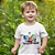 Camiseta Infantil Menino Branca de Algodão com Estampa Divertidamente - Imagem 1