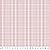 Xadrez Fio Tinto Rose (rosa velho) P (0,55cmx1,50mt) - Imagem 1