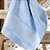 Toalha de Rosto Dolher Artesanalle Azul Bebê (50cmx80cm) - Imagem 1