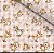 Tecido Fralda Quadriculada 100% algodão Corujinhas Beautiful (1mtx75cm) - Imagem 1