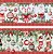 Tecido Tricoline Barrado Digital Natal Celebrar 100% algodão (55cmx1,50mt) - Imagem 4