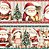 Tecido Tricoline Barrado Digital Natal Encantado 100% algodão(55cmx1,50mt) - Imagem 3