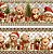 Tecido Tricoline Barrado Digital Natal dos Ursos 100% algodão(55cmx150mt) - Imagem 3