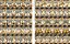 Tecido Tricoline Barrado Digital Natal Dourado 100% algodão (55cmx1,50mt) - Imagem 4