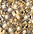 Tecido Tricoline Digital Corrido Natal Dourado 100% algodão (55cmx1,50mt) - Imagem 1