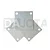 Papel Filtro Qualitativo Quadrado Com Furo (2 ou 4 furos) 650G - Imagem 1