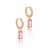 Brinco Harmonia Fusion Quartzo Rosa - Imagem 3