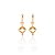 Brinco Luz Argola Click Citrino - Imagem 1