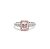 Anel Cristal Quartzo Rosa Zircônia Rosa - Imagem 4