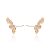 Brinco Ear Cuff com Zircônia Branca e 3 Pétalas - Imagem 3