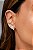 Brinco Ear Cuff com Zircônia Branca e 3 Pétalas - Imagem 2