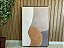 Quadro Decorativo Abstrato; Medida 80x120cm; Moldura Madeira Freijó - Imagem 1