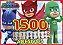 Pj Masks - Prancheta P/colorir com 1500 Adesivos - Imagem 1