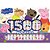 Peppa Pig Prancheta para Colorir com 1500 Adesivos - Imagem 1