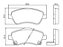 PASTILHA DE FREIO DIANT TOYOTA COROLLA 08/14 - Imagem 2