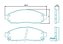 PASTILHA DE FREIO DIANT NISSAN FRONTIER - Imagem 1