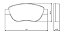 PASTILHA DE FREIO DIANT CITROEN  C3 03/12 PEUGEOT 307 - Imagem 1
